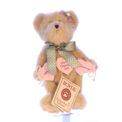 Boyds_Bears_and_Friends_903044_Sissy_Bearhugs_Valentines_Day_Stuffed_Animal_1988 Front View