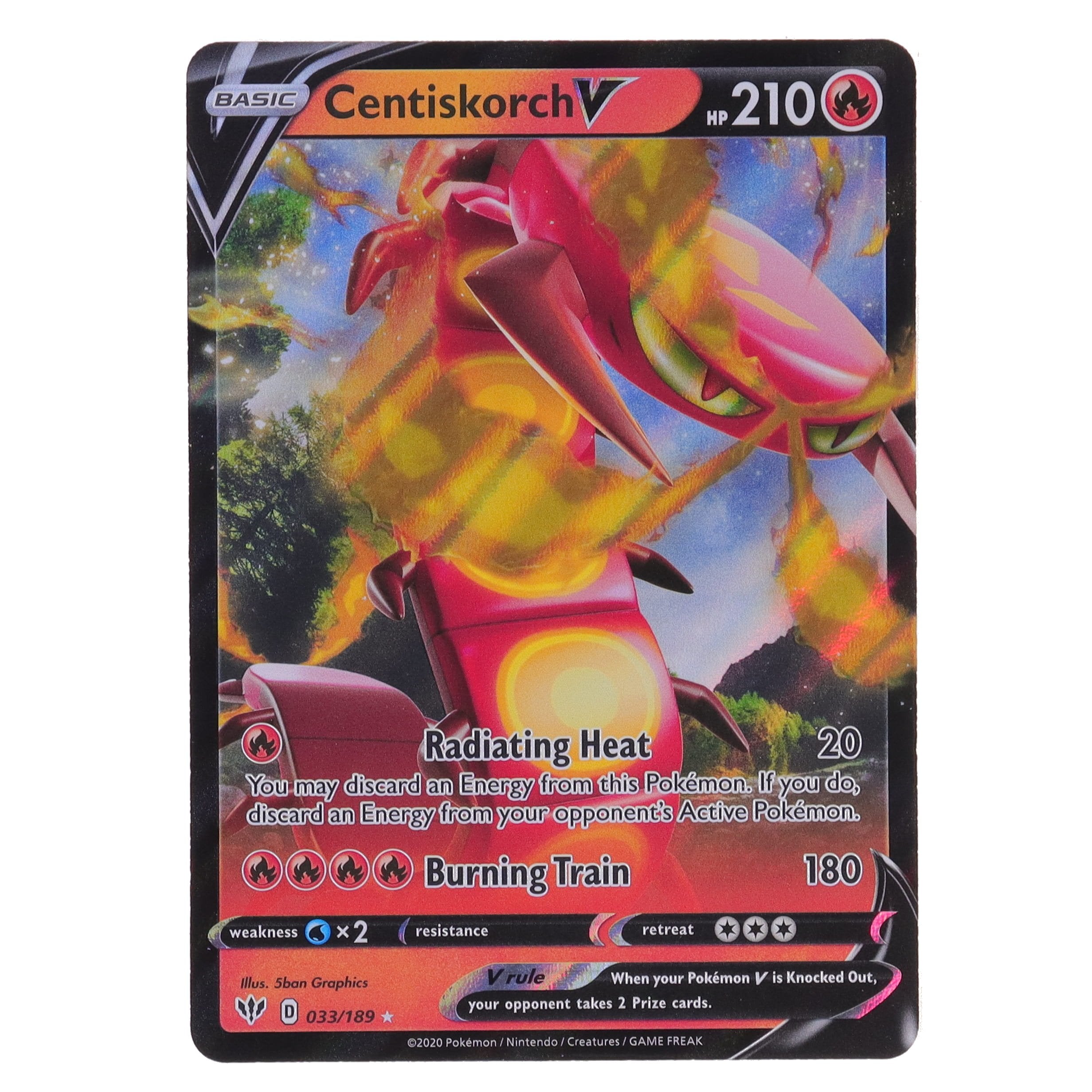 Centiskorch V | (Ultra Rare : Darkness Ablaze #33)  AKC Emporium