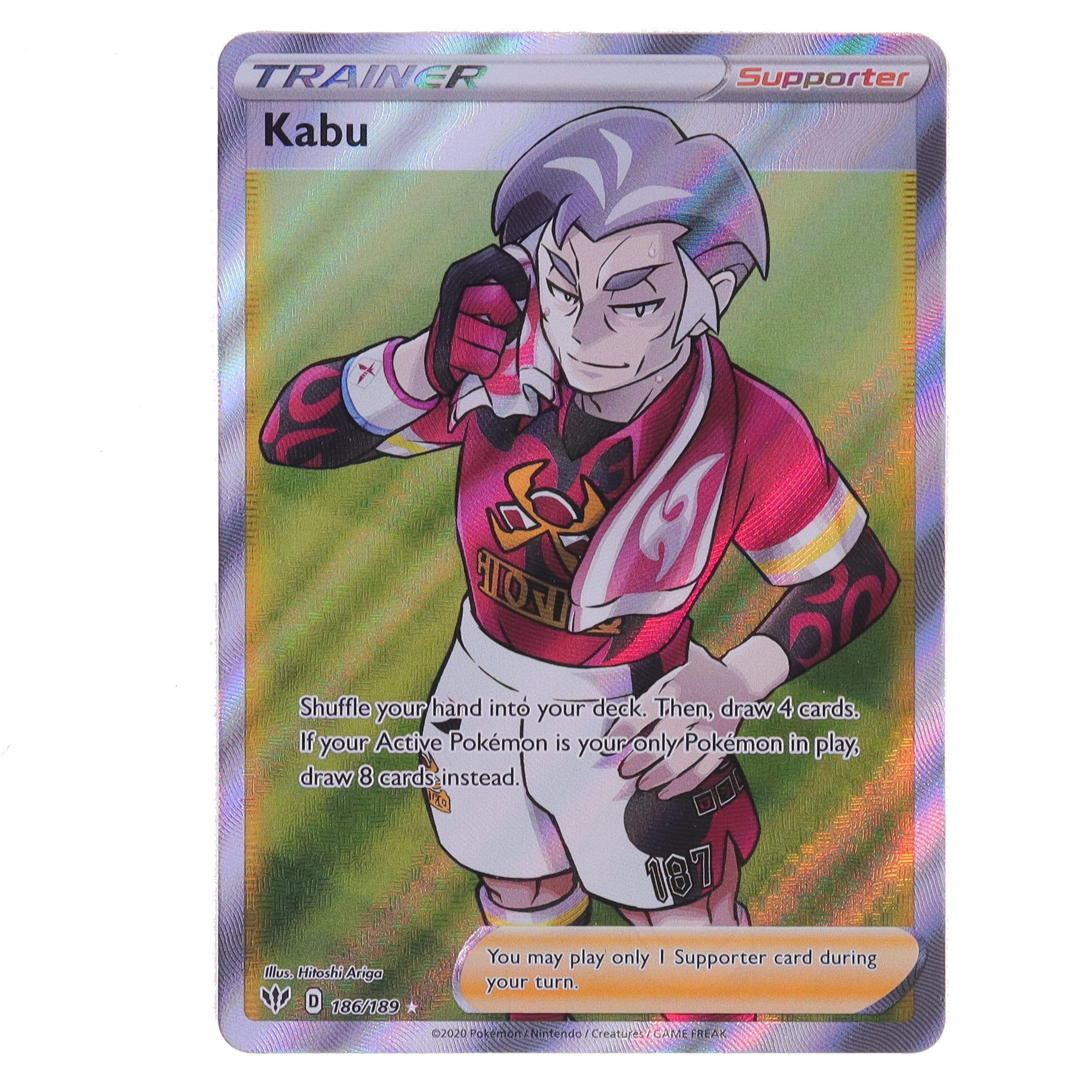 Pokemon Darkness Ablaze Ultra Rare Kabu #186