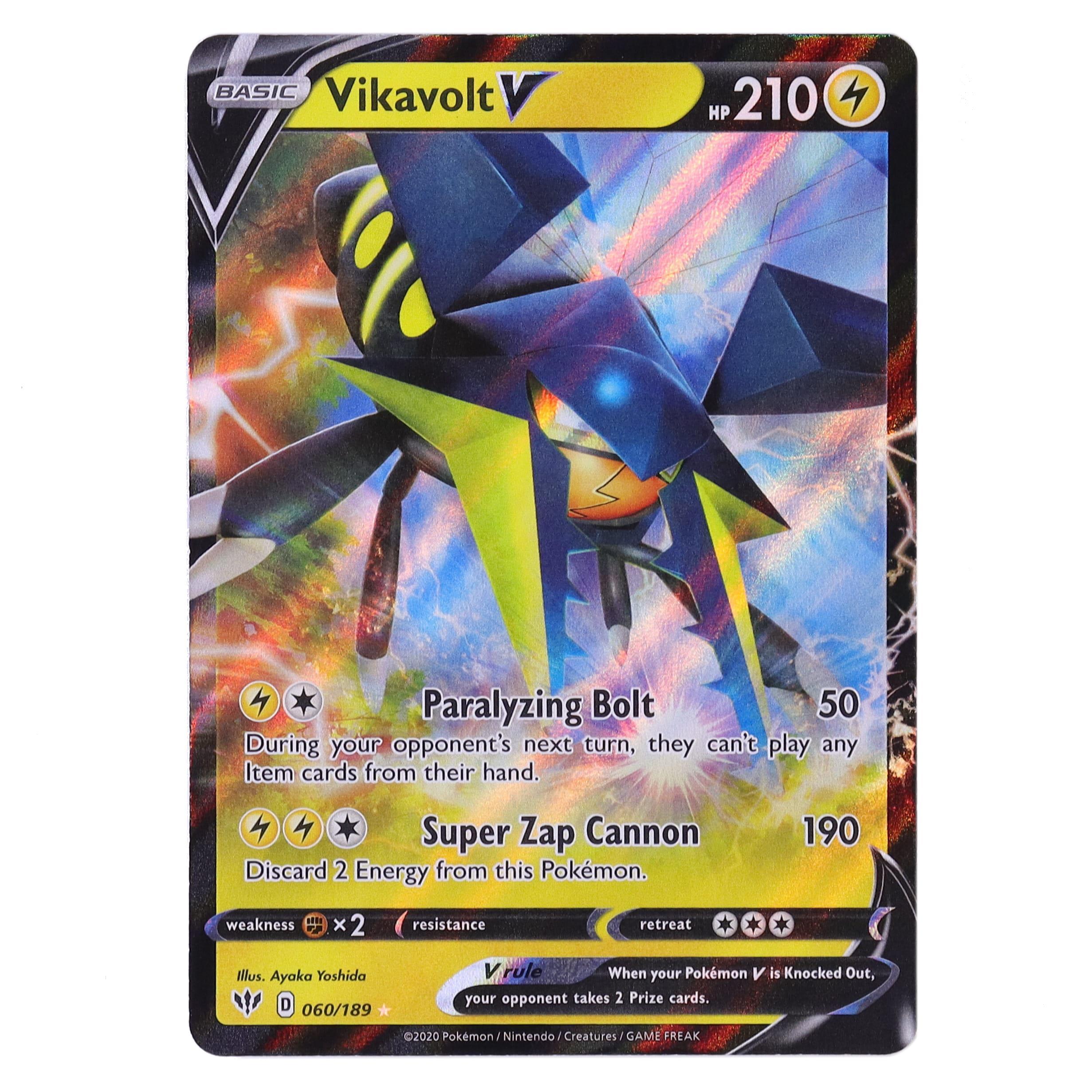 Pokemon Darkness Ablaze Ultra Rare Holo Vikavolt V #60 Pokemon Darkness Ablaze Ultra Rare Holo Vikavolt V #60