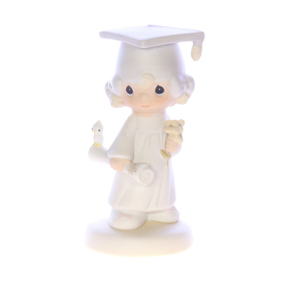 Precious_Moments_E-4721_The_Lord_Bless_You_And_Keep_You_Graduation_Figurine_1980 Front View