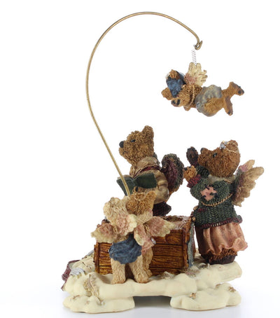 Boyds Bears Bearstone Figurine Limited Edition Movement Music The Flying Lesson