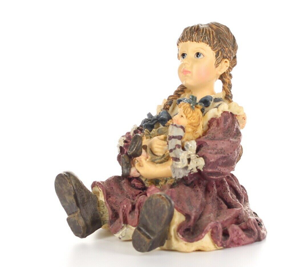 Boyds Bears Yesterdays Child Dollstone Figurine Patricia w/ Molly #3501 No Box