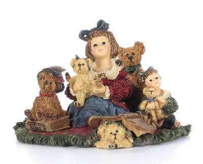 Boyds Bears Dollstone Figurine Kelly & Company The Bear Collector #3542 Box