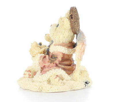 Boyds Bears & Friends Purrstone Figurine Christmas Peace on Earth #371004 Box