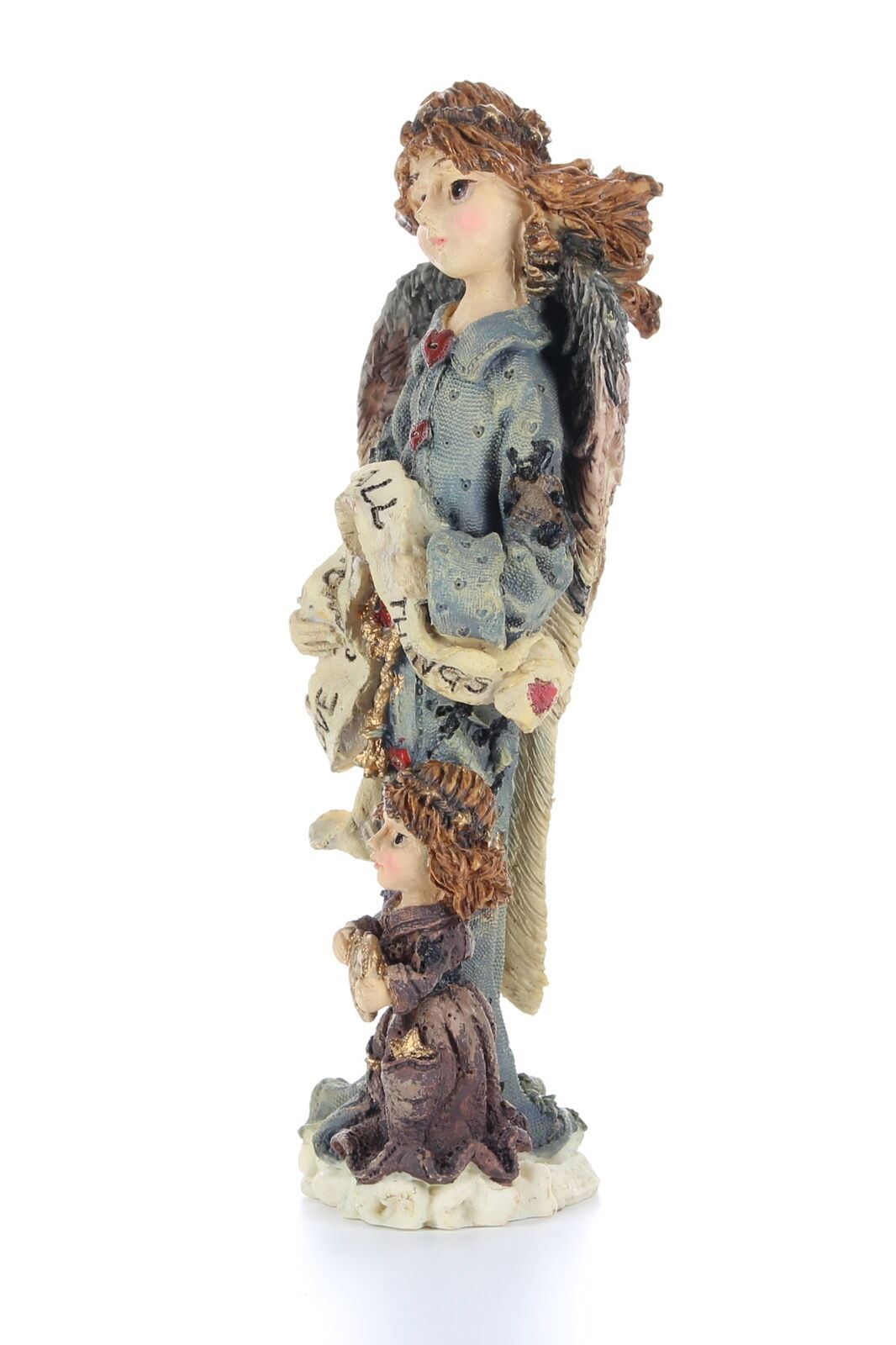 Boyds Bears & Friends Folkstone Resin Figurine Angel of Love Style# 2821 No Box