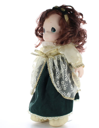 Precious Moments Doll Collection Amway Exclusive Katherine #1111 Christmas Dress