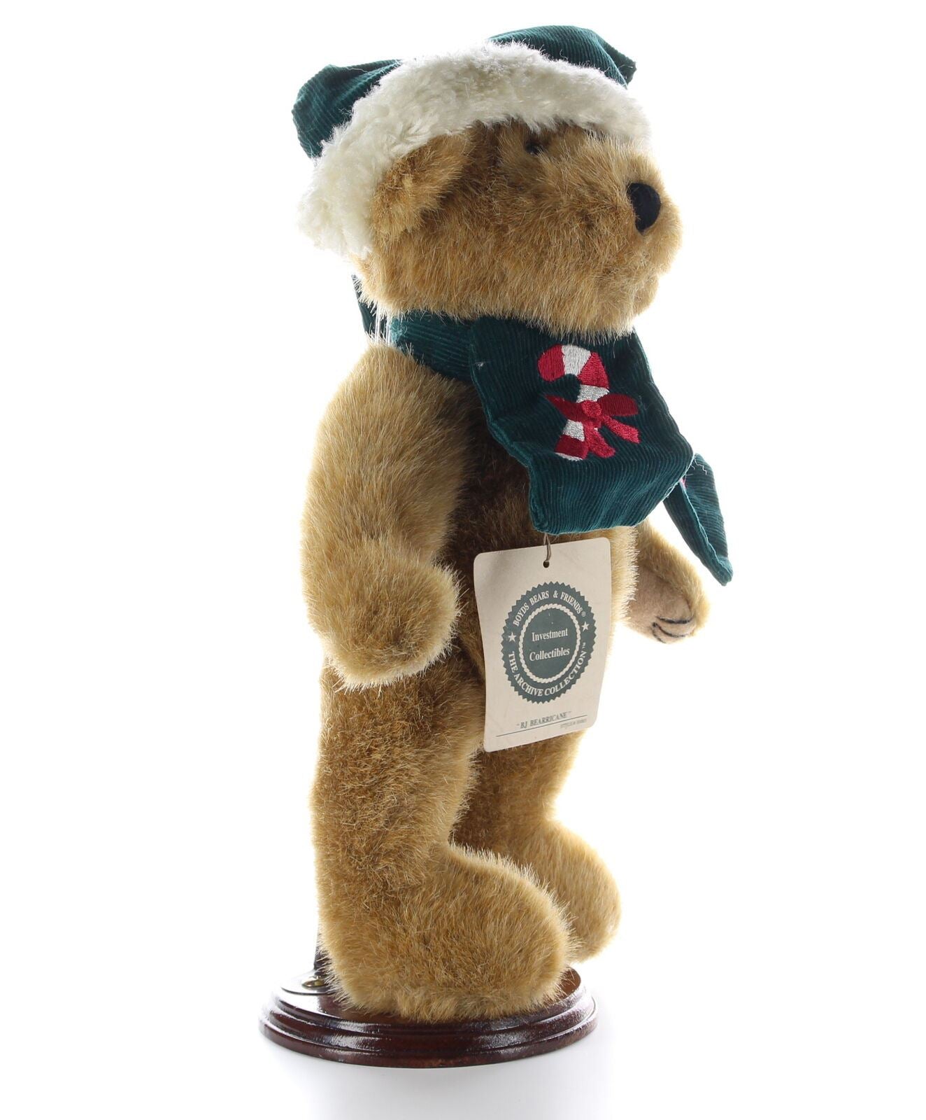 Boyds Bears Christmas Plush w/ Cert BJ Bearricane Style 83003 Archive Collection