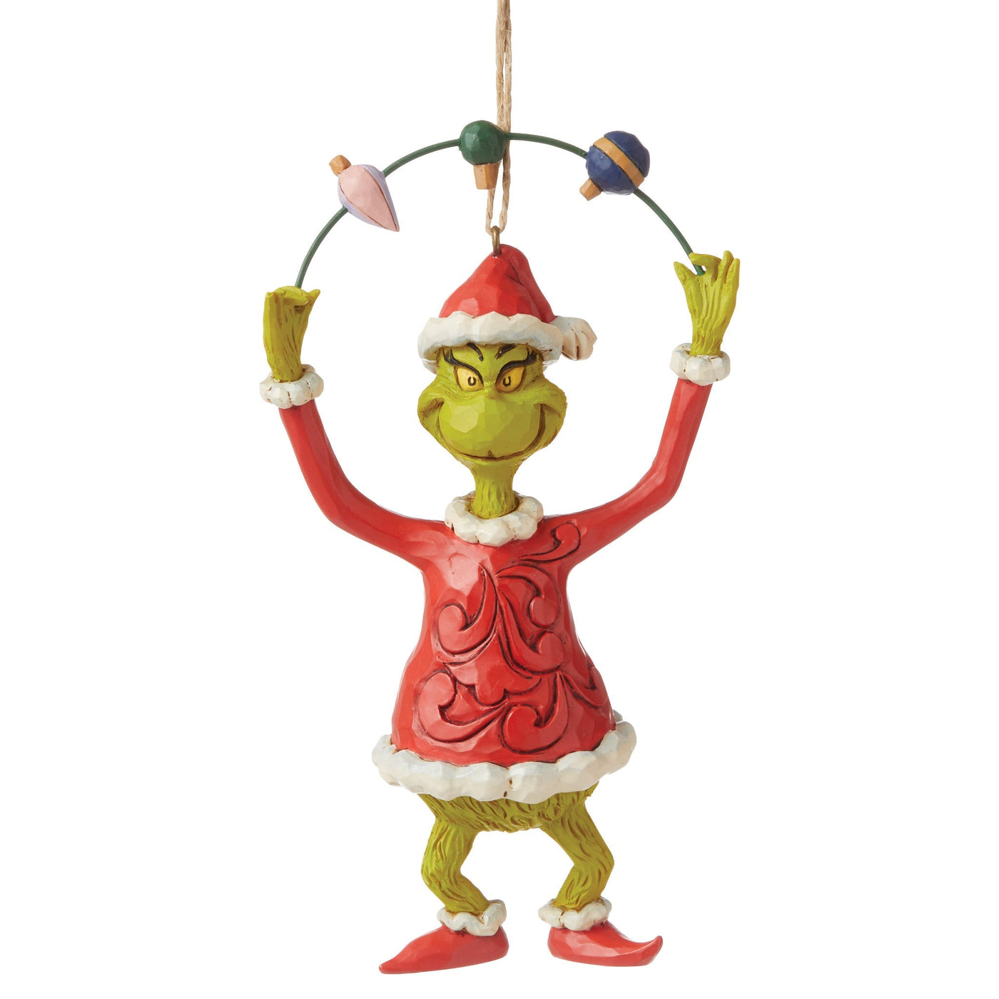 Grinch and Max Waterball & Grinch Holding Wreath, Grinch Juggling Ornaments & Grinch with Stocking
