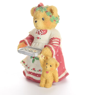 Cherished Teddies Vintage Christmas Figurine Here's Some Cheer To Last The Year