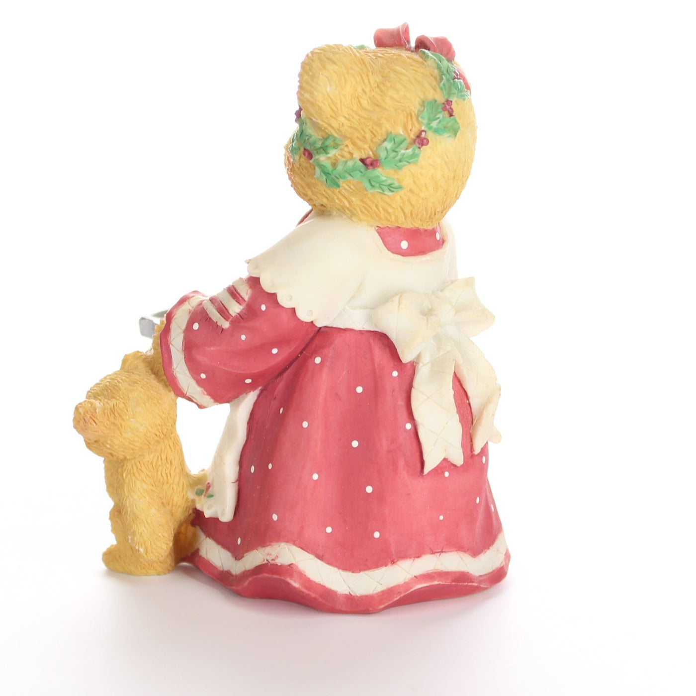 Cherished Teddies Vintage Christmas Figurine Here's Some Cheer To Last The Year