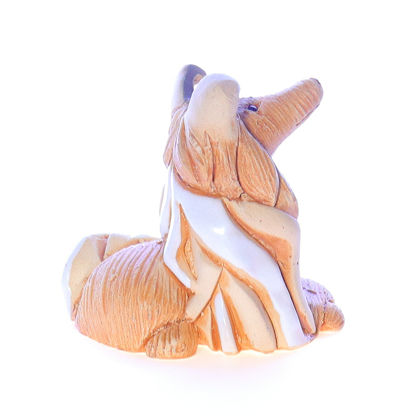Artesania Rinconada Vintage Ceramic Dog Figurine Collie 1975 3.75"