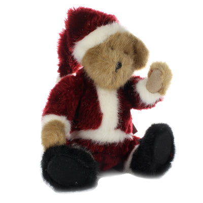 Boyds-Bears-&-Friends-Plush-Bear-brown-Santa-bear-play-Deck-the-Halls