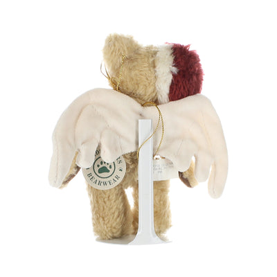 Boyds-Bears-&-Friends-Plush-Bear-tan-winged-bear-Santa-hat-ornament