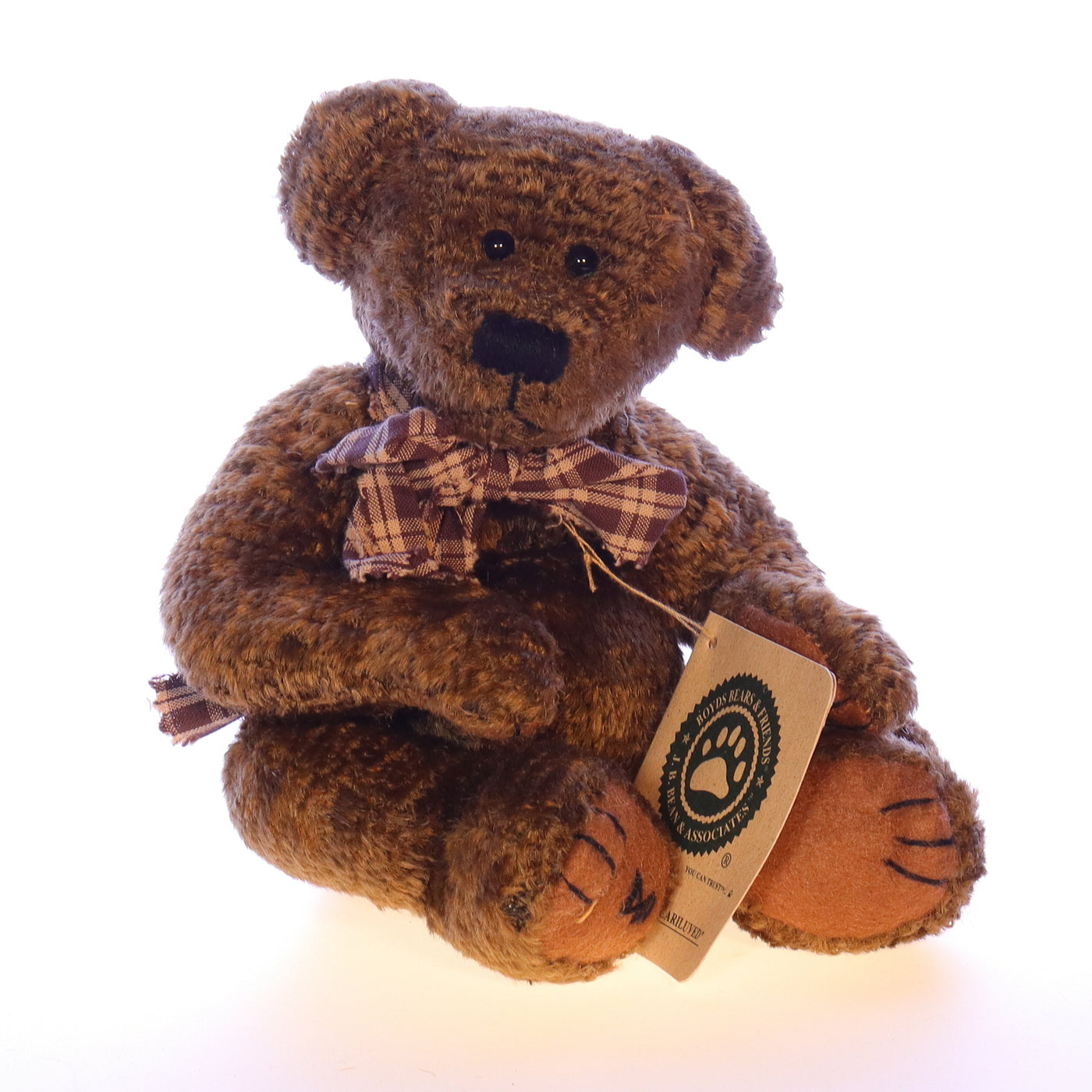 Boyds_Bears_and_Friends_51000-05_Scruffy_S_Beariluved_JB_Bean_and_Associates_Stuffed_Animal_1985 Front View