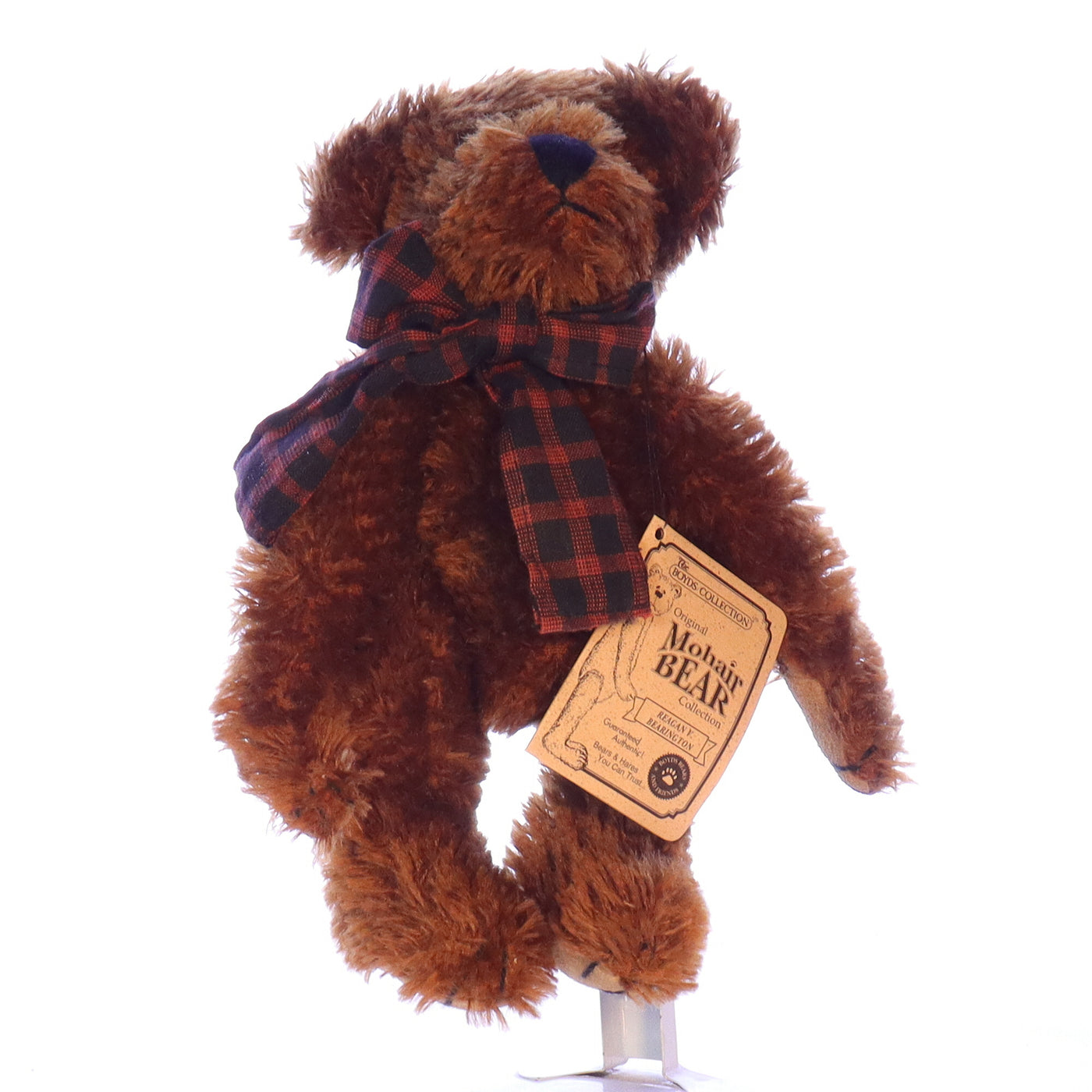 Boyds_Bears_and_Friends_590070-05_Reagan_V_Bearington_The_Original_Mohair_Bear_Collection_Stuffed_Animal_1997 Front View