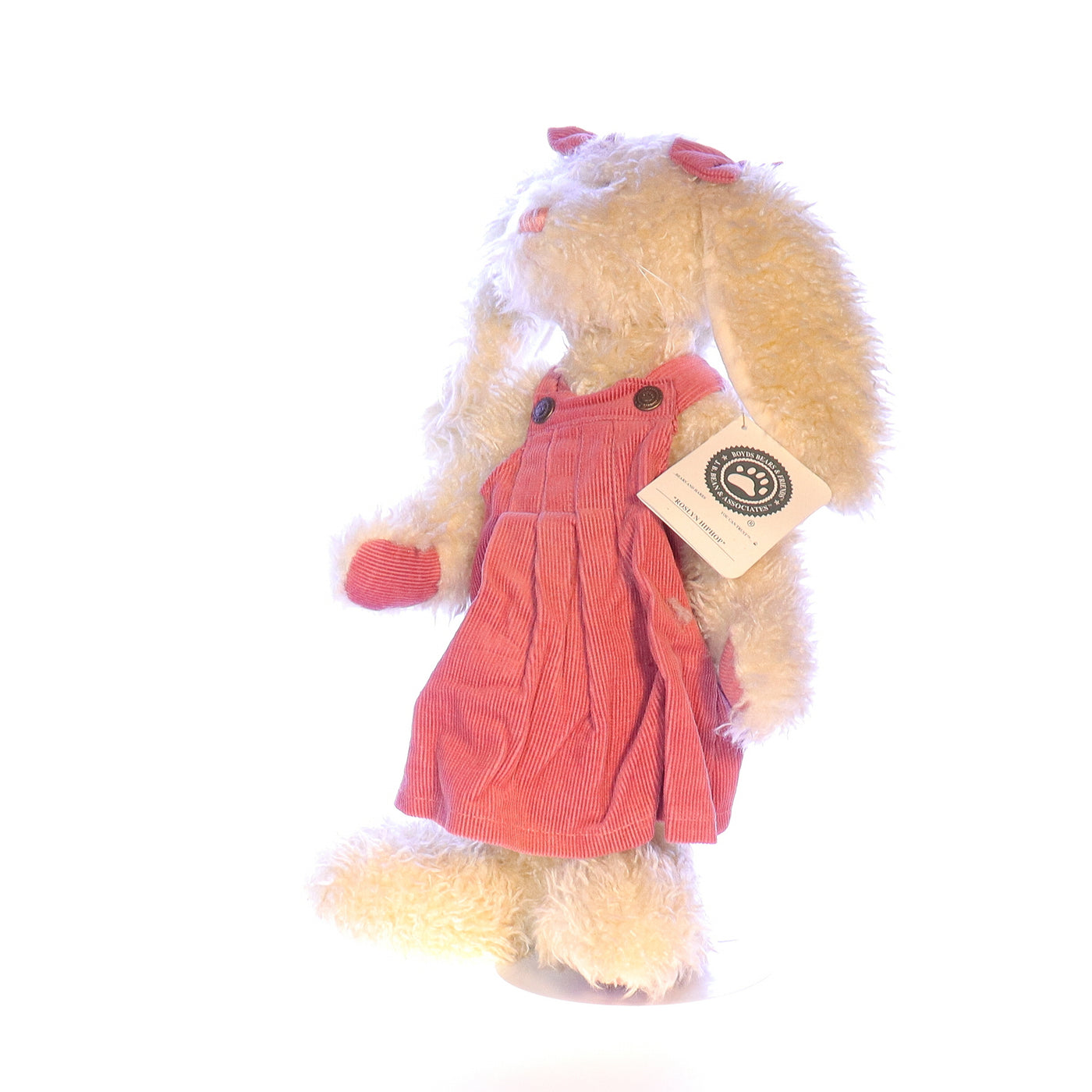 Boyds Bears Collection Plush with Tags Bunny 912080 Roslyn Hiphop 1985 14"