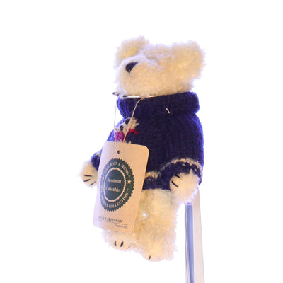 Boyds_Bears_and_Friends_913962_Freezy_T_Frostman_Christmas_Stuffed_Animal_1990 Front Left View