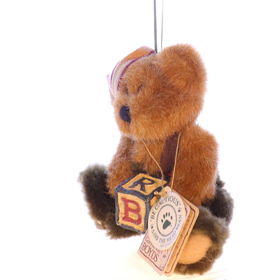 Boyds_Bears_and_Friends_93374V_Otis_T_Elf_Christmas_Ornament_Stuffed_Animal_1988 Front Left View