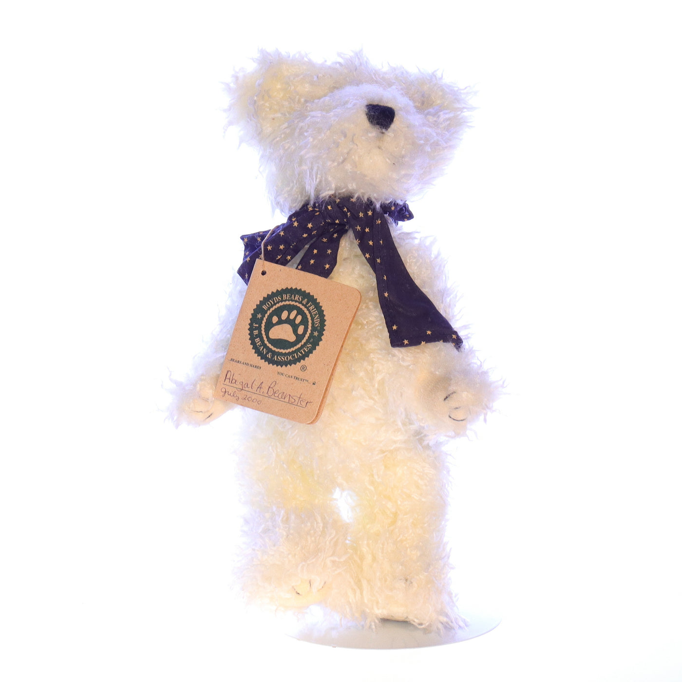 Boyds Bears Collection Plush with Tags J.B. Bean & Associates Abigal A. Beanster