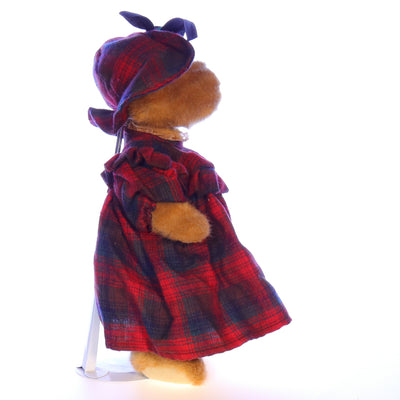 Boyds_Bears_and_Friends_Eldora_Plaid_Hat_Stuffed_Animal_1985 Right View
