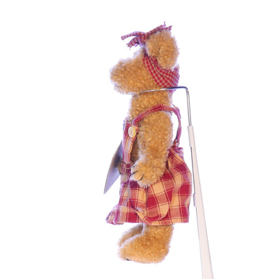 Boyds_Bears_and_Friends_Eudemia_JJ_Bean_and_Associates_Stuffed_Animal_1985 Left Side View