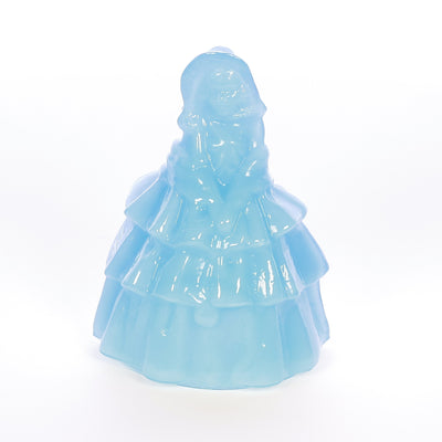 Boyds Crystal Art Glass Vintage Louise the Doll 4.25 Inch Figurine Louise Doll Ice Blue 10-1-79 SKU 003