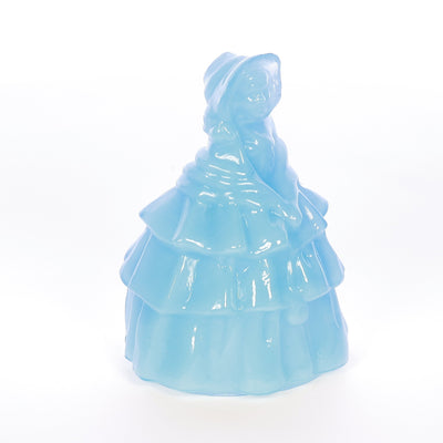 Boyds Crystal Art Glass Vintage Louise the Doll 4.25 Inch Figurine Louise Doll Ice Blue 10-1-79 SKU 003