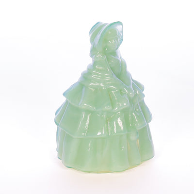 Boyds Crystal Art Glass Vintage Louise the Doll 4.25 Inch Figurine Louise Doll Ice Green 10-23-79 SKU 006