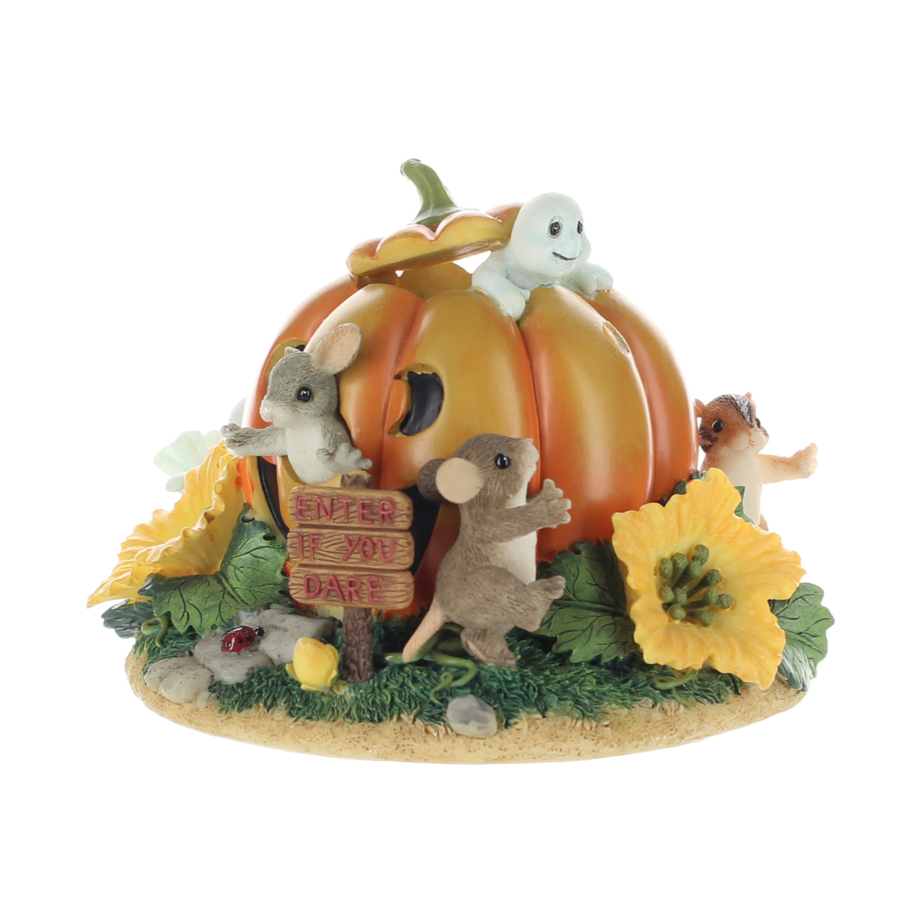 Charming-Tails-Resin-Figurine-Happy-Halloween-85113