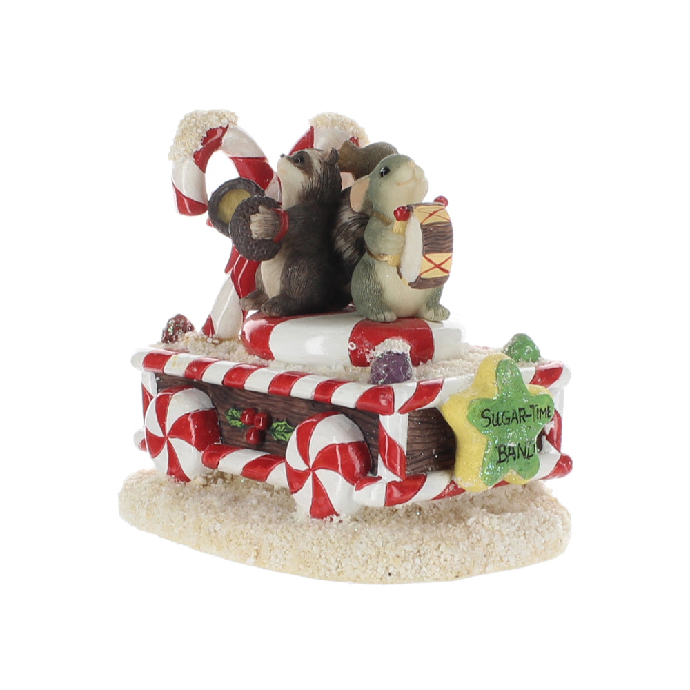 Charming-Tails-Resin-Figurine-Sugar-Time-Band-Float-87104