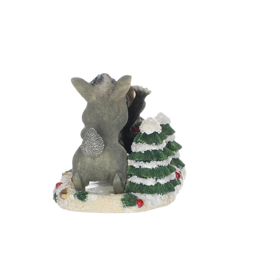 Charming Tails 87103 Skating Party Christmas Figurine Box Right View