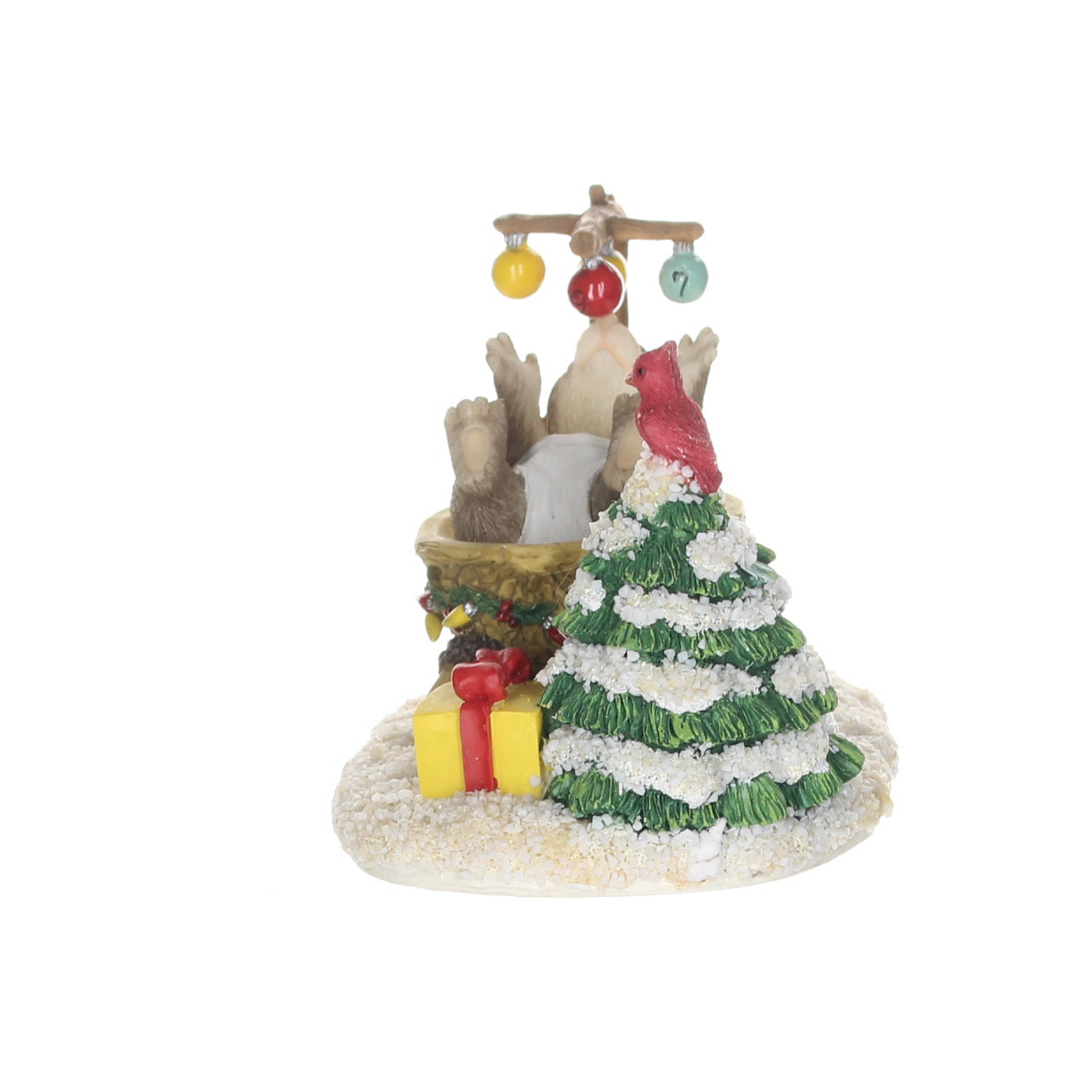 Charming Tails 87705 Babys First Christmas Christmas Figurine 1997 Box Right View