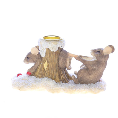 Charming_Tails_Tree_Stump_Candlestick_Mice_Christmas_Figurine Back View