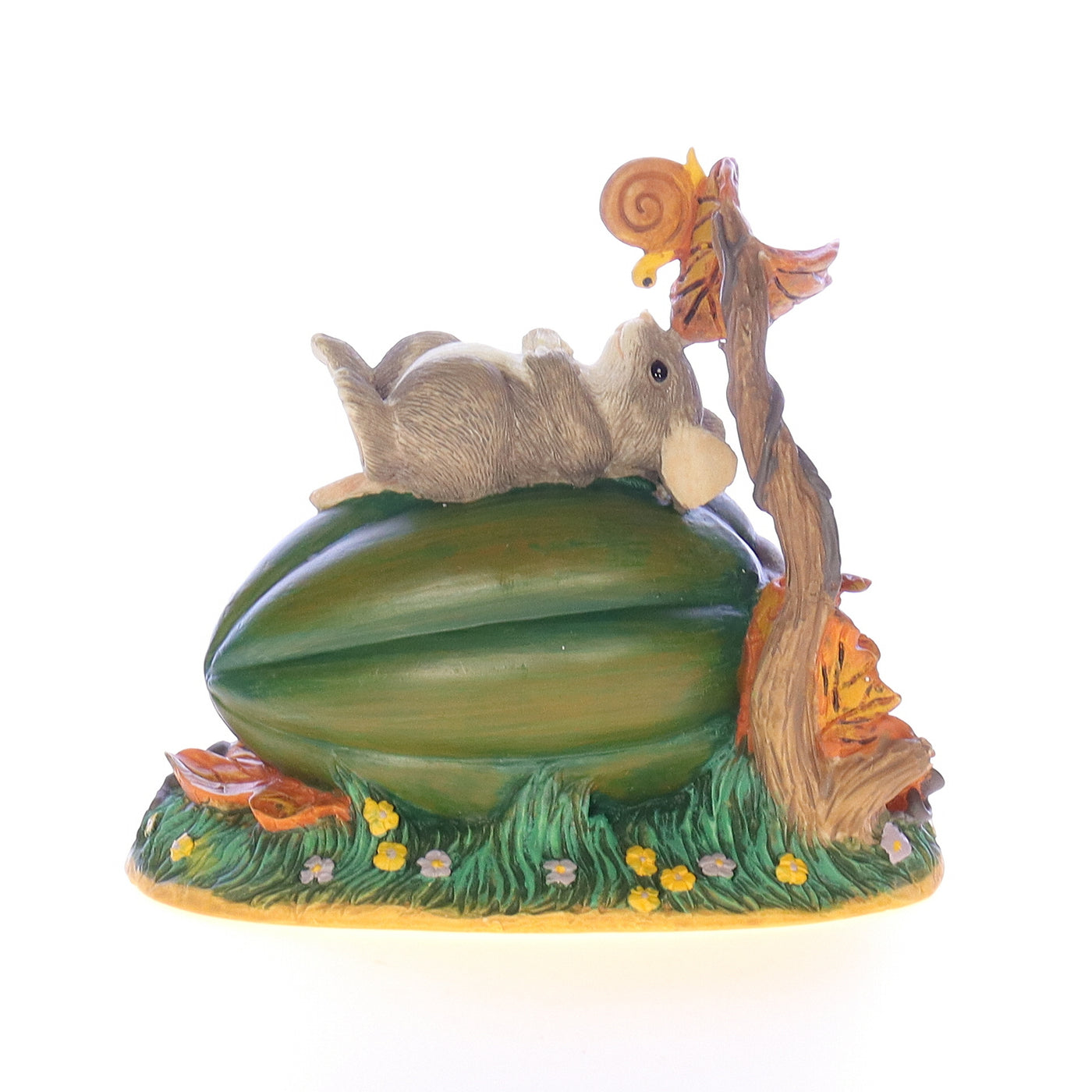 Charming_Tails_silvestri_004_Mouse_on_Gourd_Fall_Figurine_Box Front View