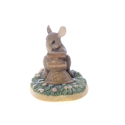 Charming_Tails_silvestri_14_Lonely_See_Saw_Mouse_Figurine Left Side View