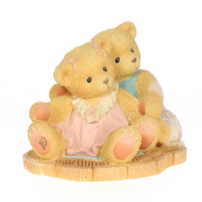 Cherished_Teddies_476668_Ruth_and_Gene_Even_When_We_Dont_See_Eye_To_Eye_Were_Always_Heart_To_Heart_Valentines_Day_Figurine_1998Front View