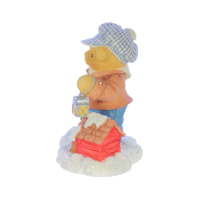 Cherished Teddies by Priscilla Hillman Resin Figurine Rich Always Paws For Holiday Treats_