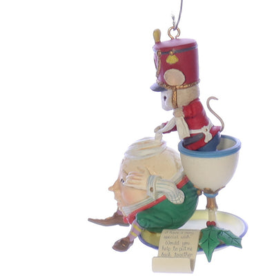 Enesco Treasury of Christmas Ornaments Vintage Artplas Mouse Ornament 574244