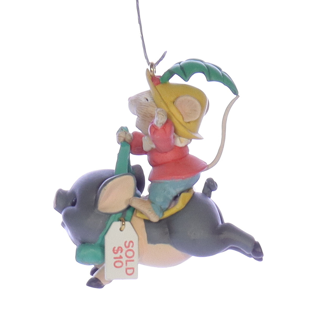 Enesco_Treasury_of_Christmas_Ornaments_575690_Tom_Tom_the_Pipers_Son_Christmas_Ornament_1992 Front View