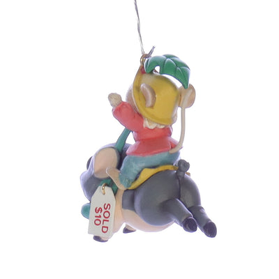 Enesco_Treasury_of_Christmas_Ornaments_575690_Tom_Tom_the_Pipers_Son_Christmas_Ornament_1992 Front Left View