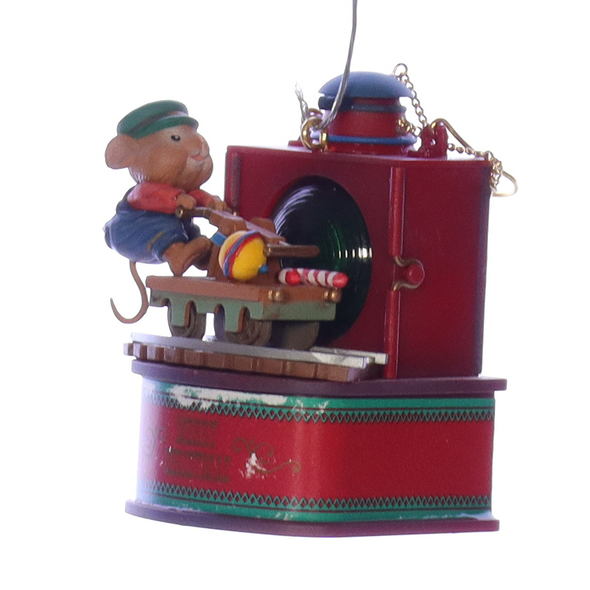 Enesco_Treasury_of_Christmas_Ornaments_58187760_Lighting_the_Way_Christmas_Ornament_1992 Front Left View