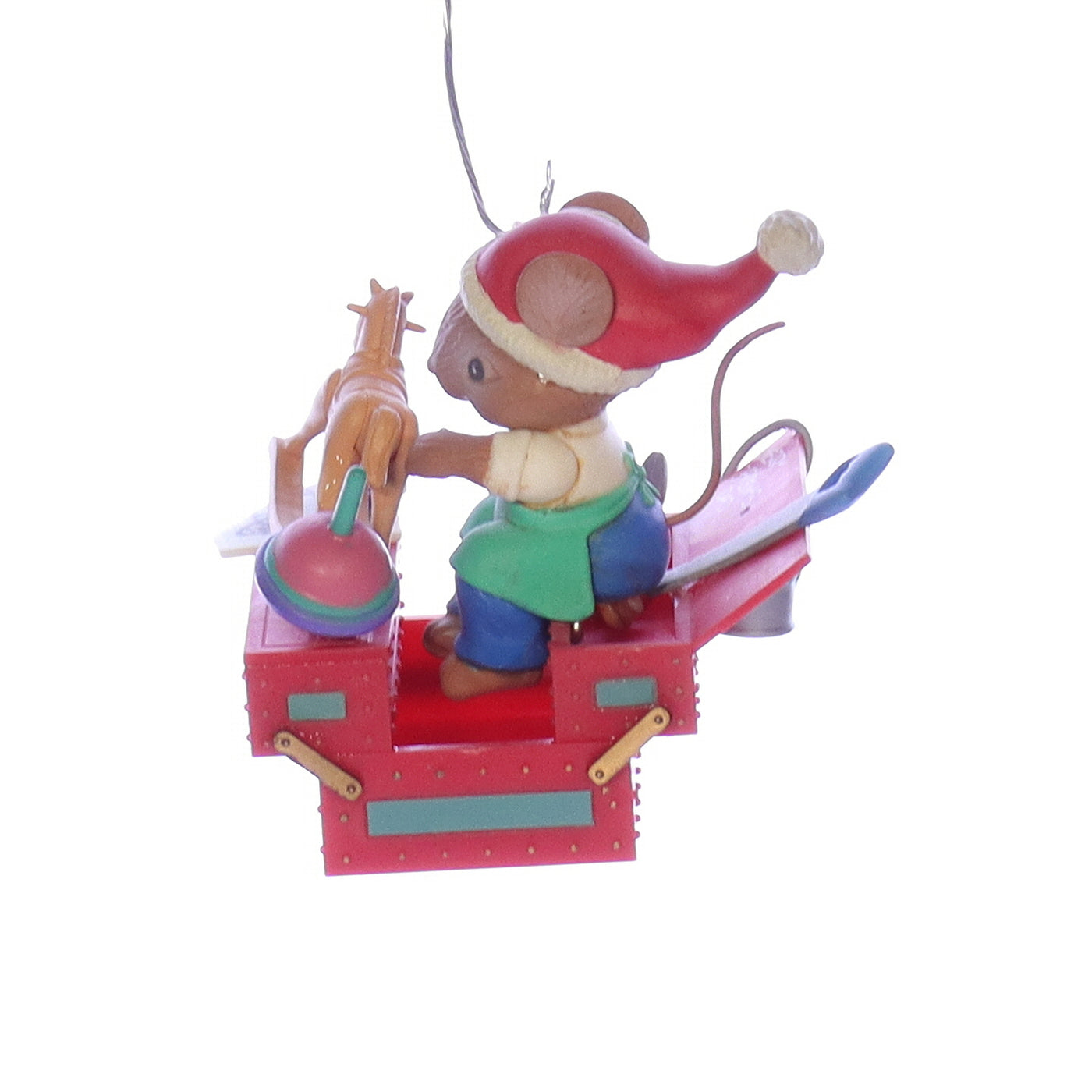 Enesco_Treasury_of_Christmas_Ornaments_584886_Merry_Christmas_Tool_You_Dad_Mouse_Ornament_1994 Left Side View