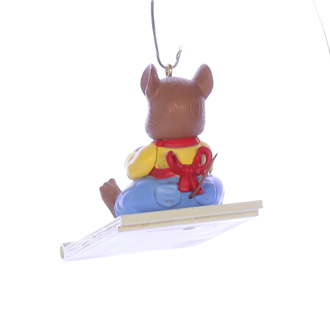 Enesco_Treasury_of_Christmas_Ornaments_595551_Paint_Your_Holiday_Bright_Mouse_Ornament_1994 Back Right View