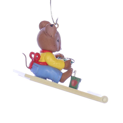 Enesco_Treasury_of_Christmas_Ornaments_595551_Paint_Your_Holiday_Bright_Mouse_Ornament_1994 Front Right View