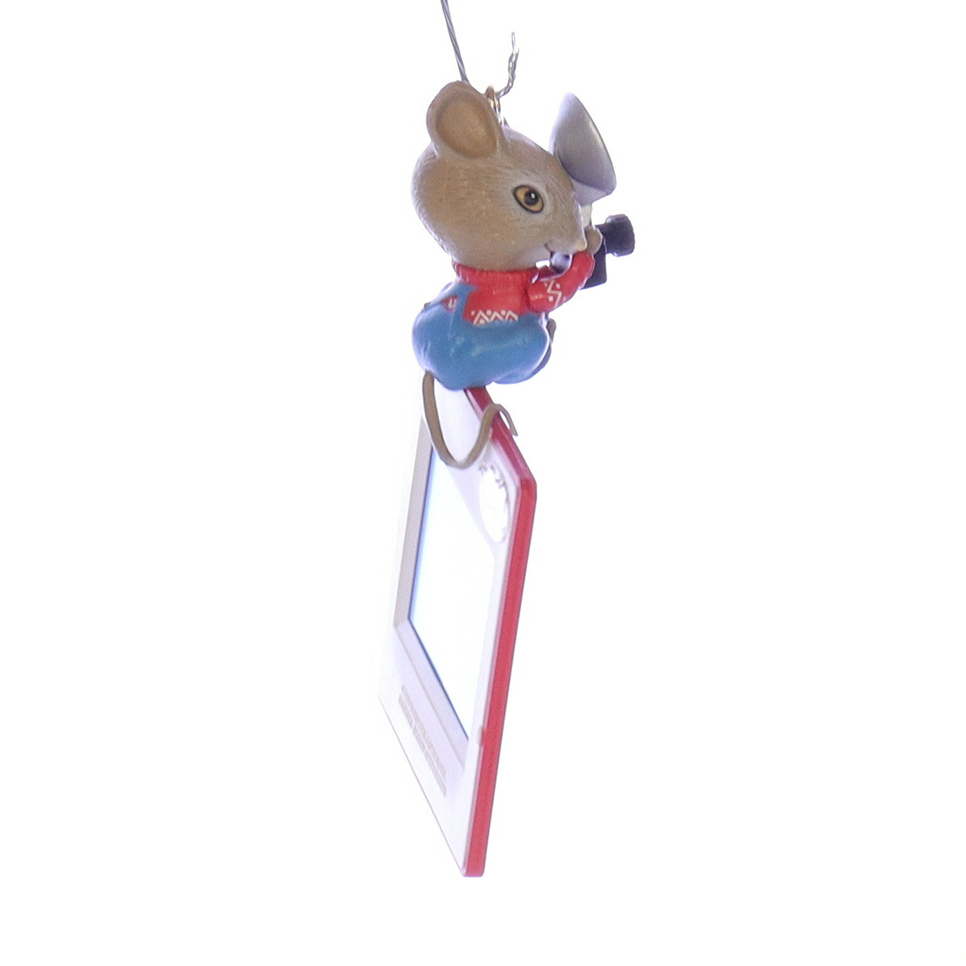 Enesco_Treasury_of_Christmas_Ornaments_830046_Caught_in_the_Act_Mouse_Ornament_1991 Back Right View