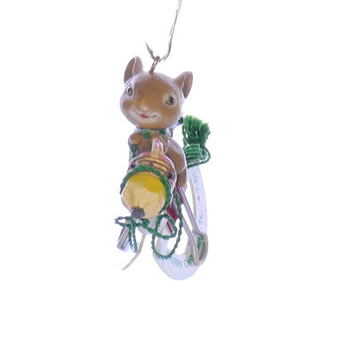 Enesco Treasury of Christmas Ornaments Vintage Artplas Mouse Figurine 830054 2.5"