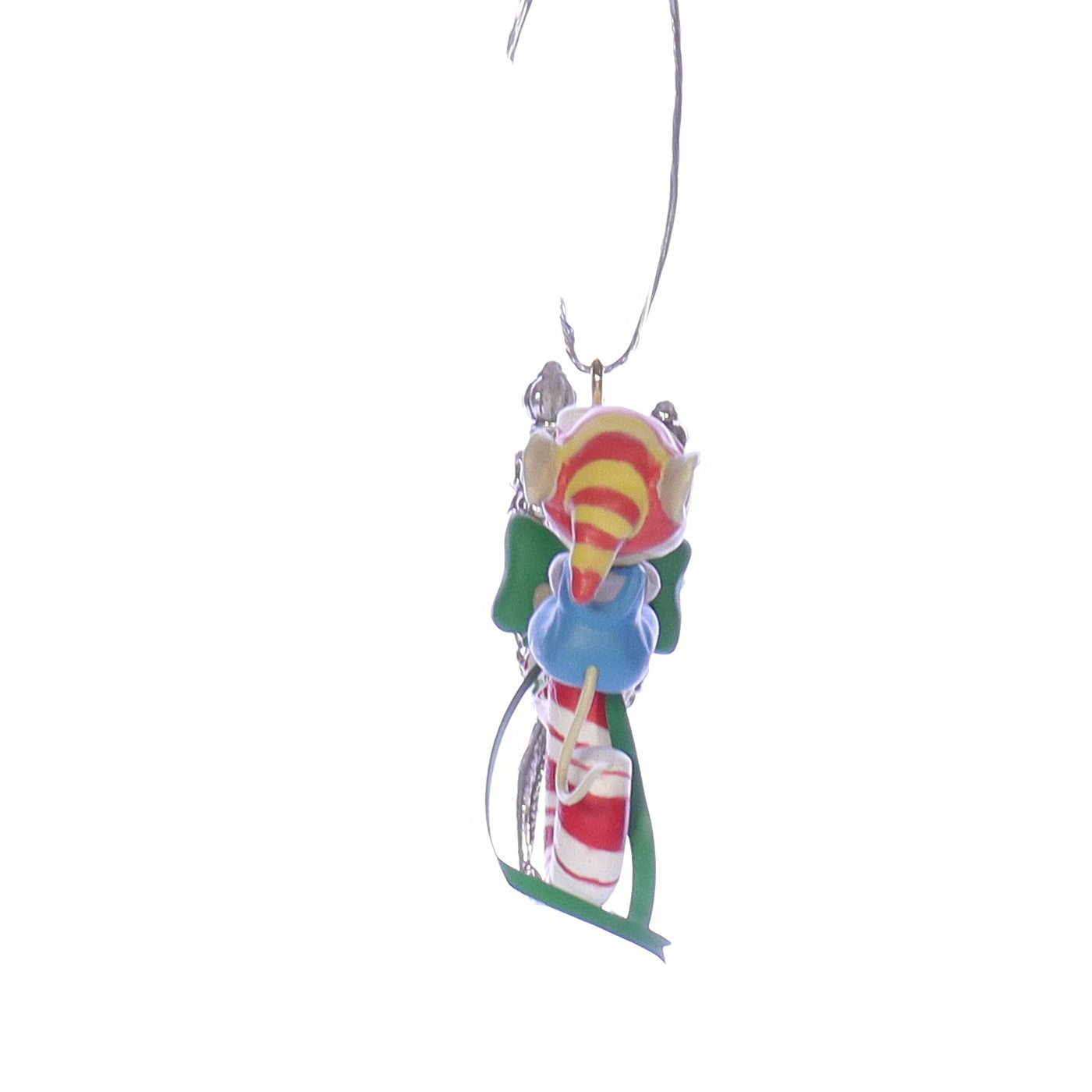 Enesco_Treasury_of_Christmas_Ornaments_830488_Tie-dings_of_Joy_Mouse_Ornament_1991 Left Side View