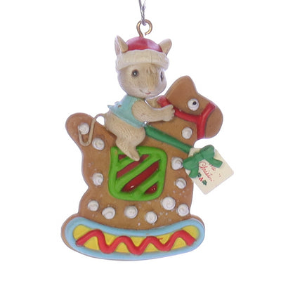 Enesco_Treasury_of_Christmas_Ornaments_8315814_Gingerbread_Greetings_Mouse_Ornament_1992 Front View