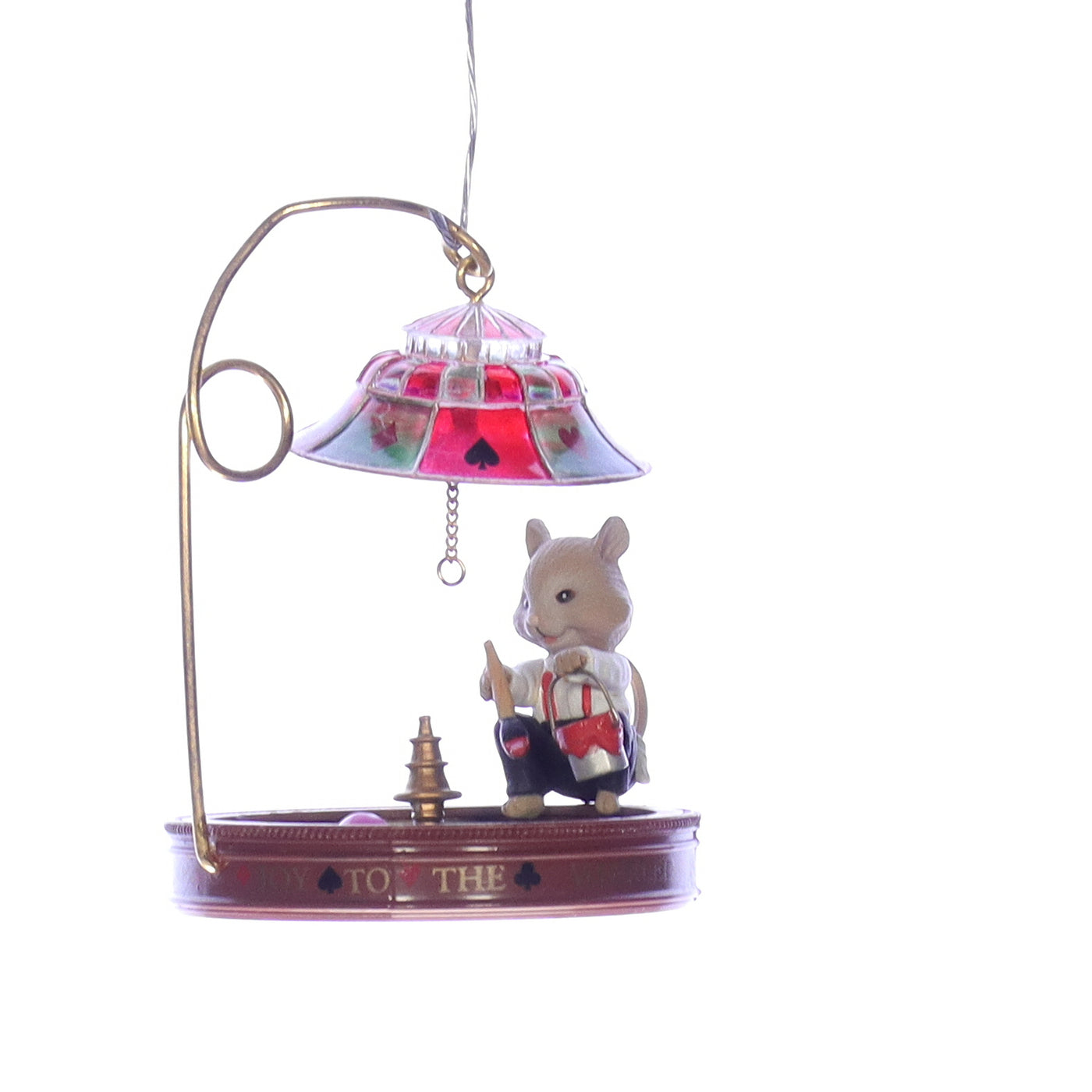 Enesco_Treasury_of_Christmas_Ornaments_859551_Joy_to_the_Whirled_Christmas_Ornament_1993 Front Right View